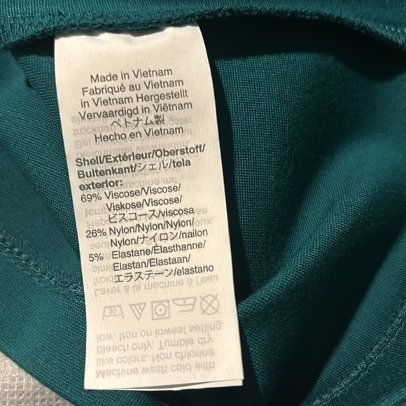 I crew women L green ponte short sleeve puff blouse NWT - Picture 5 of 5